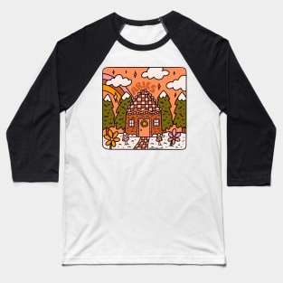 Aries Gingerbread House Baseball T-Shirt